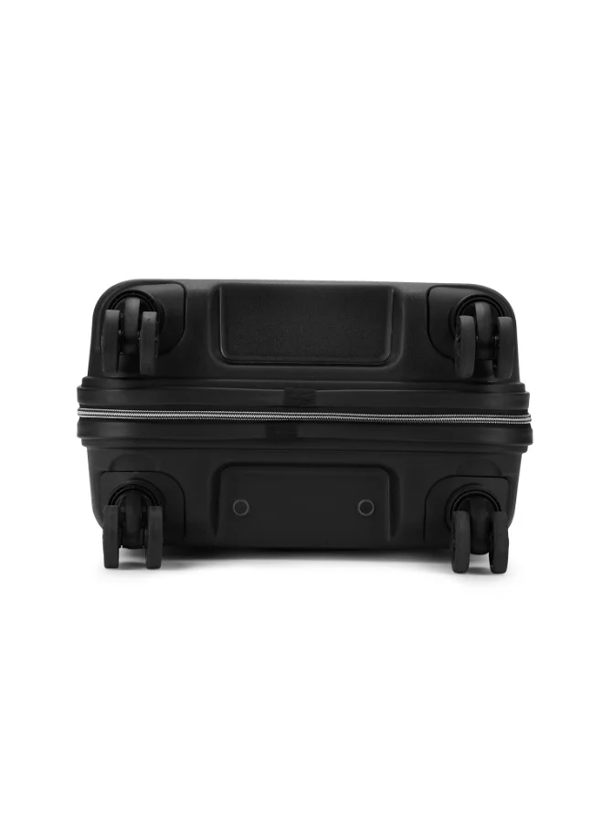 Skybags Play Set of 2 Polypropylene(PP), 4 Spinner Double Wheel Trolley Bags for Travel, Hard Case Lightweight Bag with TSA Lock, Tough Suitcase for Travel (Large-28, Cabin-20 Inch), Black