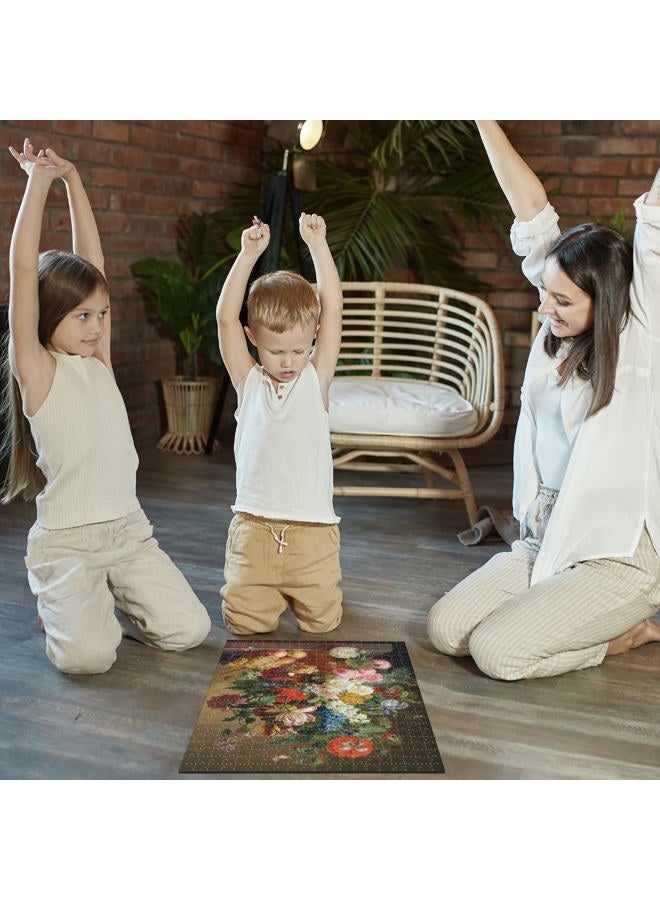 Antelope - 1000 Piece Puzzles for Adults - Vase Flower Grapes Peaches Jigsaw Puzzle 1000 Pieces, Jan Frans Van Dael Officially Licensed, High Resolution, No Dust Classic Artistic Puzzle - Image 5