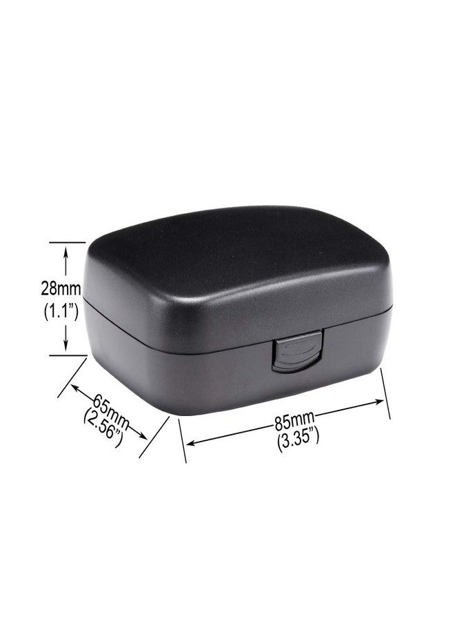 SoundLink Hearing Aid Case Hard - Portable Protective Storage Case for BTE CIC IIC ITE (Black) - Image 5