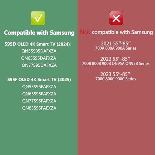 Tjyuze One Connect Cable VG-SOCC05 5 meters/16.4ft Compatible with Samsung OLED 4K TV S95D S95F Series (2024 Model QN55S95DAF QN65S95DAF QN77S95DAF,2025 Model QN55S95FAF QN65S95FAF QN77S95FAF QN83S95FAF) - Image 3