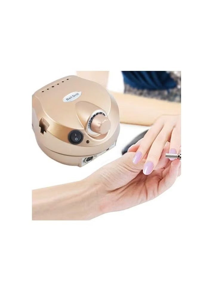 مثقاب أظافر كهربائي احترافي، 30000 دورة في الدقيقة، مبرد أظافر كهربائي، مجموعة أدوات صقل وملمع الأظافر، مثقاب أظافر جل أكريليك، مقبس أوروبي - Image 5
