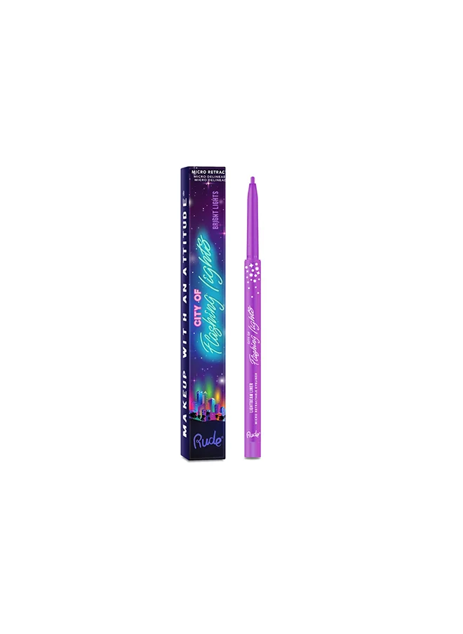 روود City Of Flashing Lights Micro Retractable Liner Bright Lights