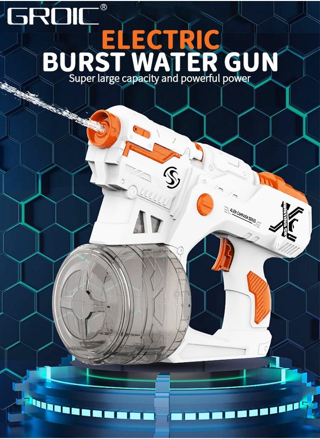 GROIC Electric Water Gun for Kids,Water Blaster,High Capacity Automatic Squirt Guns,Powerful Water Toy Guns for Summer Swimming Pool Beach,Automatic Continuous Firing Electric Water Gun  - Image 2