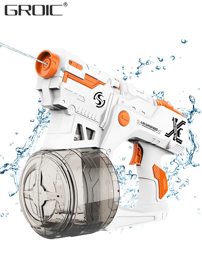 GROIC Electric Water Gun for Kids,Water Blaster,High Capacity Automatic Squirt Guns,Powerful Water Toy Guns for Summer Swimming Pool Beach,Automatic Continuous Firing Electric Water Gun  - Image 1