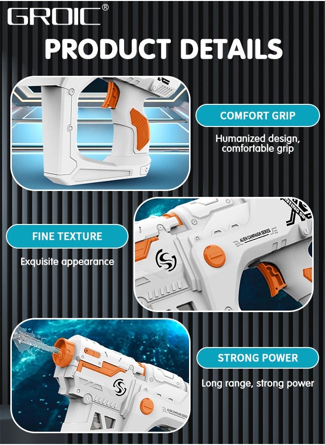 GROIC Electric Water Gun for Kids,Water Blaster,High Capacity Automatic Squirt Guns,Powerful Water Toy Guns for Summer Swimming Pool Beach,Automatic Continuous Firing Electric Water Gun  - Image 4