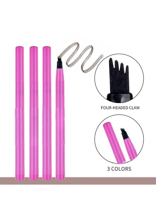 Kilshye Eyebrow Pen Waterproof Eyebrow Tint Tatto Eyebrows Long Lasting Brow Pens Natural Eye Brows Makeup for Women and Girls Pack of 1 (Black 1) - Image 4