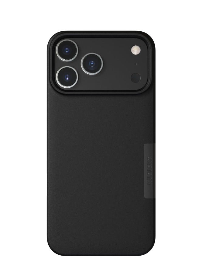 Nudient Thin Case w/ MagSafe for Apple iPhone 17 Pro 6.3" | Ultra Slim 1mm LightWeight Cover Precision Fit, Anti-Scratch, Eco-Friendly, Matte Finish Grip, Wireless Charging - Ink Black - Image 1