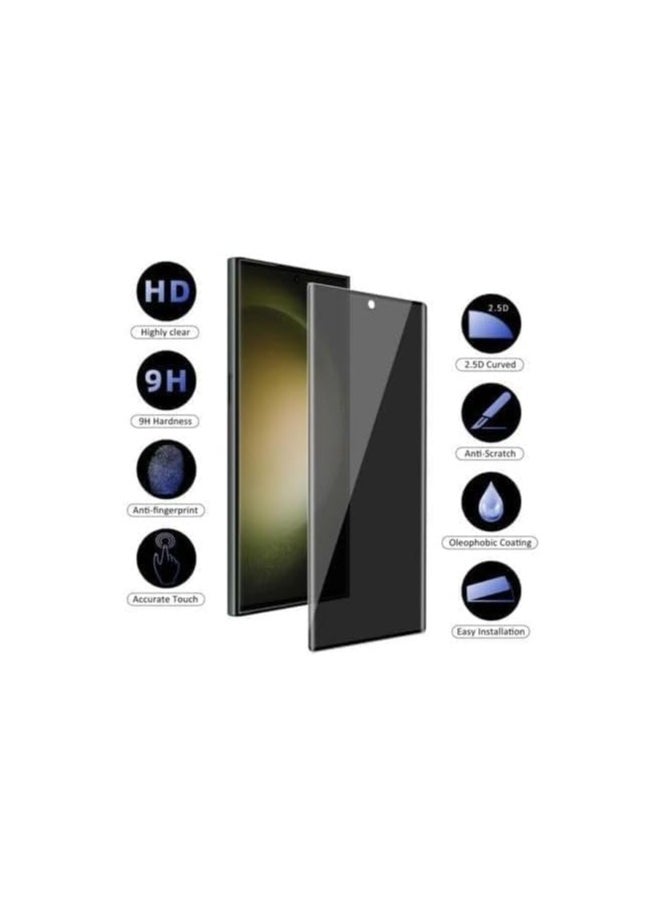 ELMO3EZZ Privacy Screen protector compatible with Samsung Galaxy S22+ / S22 PLUS 5G Screen Protector Tempered Glass [Anti-Glare][HD Full Coverage][Easy Installation][Scratch Resistant][9H Hardness]