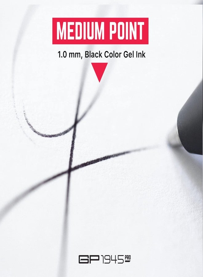 GPCA GP22 Ink Refill Cartridges for Gel Pens, Medium Point Size, 3-Pack, Black - Image 4