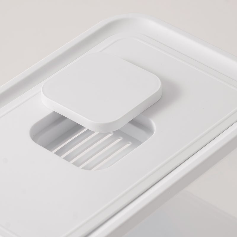 ALBERTO موزع أرز بلاستيكي ألبرتو، أبيض 11 كجم - Image 4