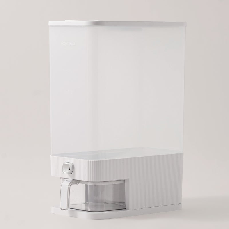 ALBERTO موزع أرز بلاستيكي ألبرتو، أبيض 11 كجم - Image 1