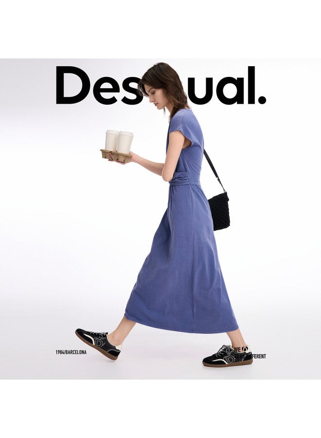 DESIGUAL high-waisted Pleated Slimming Dress - Image 2