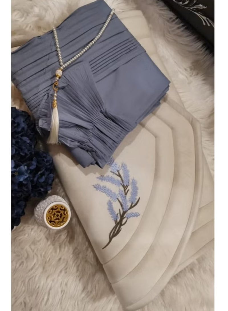 Prayer Mat With Rosary Beads And Modest Praying Dress For Women 