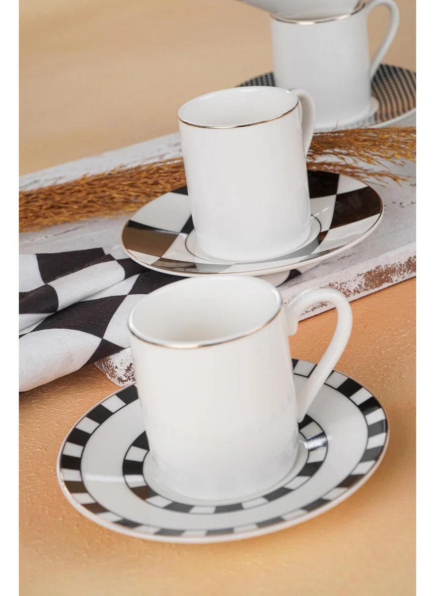 Acar Felex Coffee Cup Set for 6 People - 90 ml