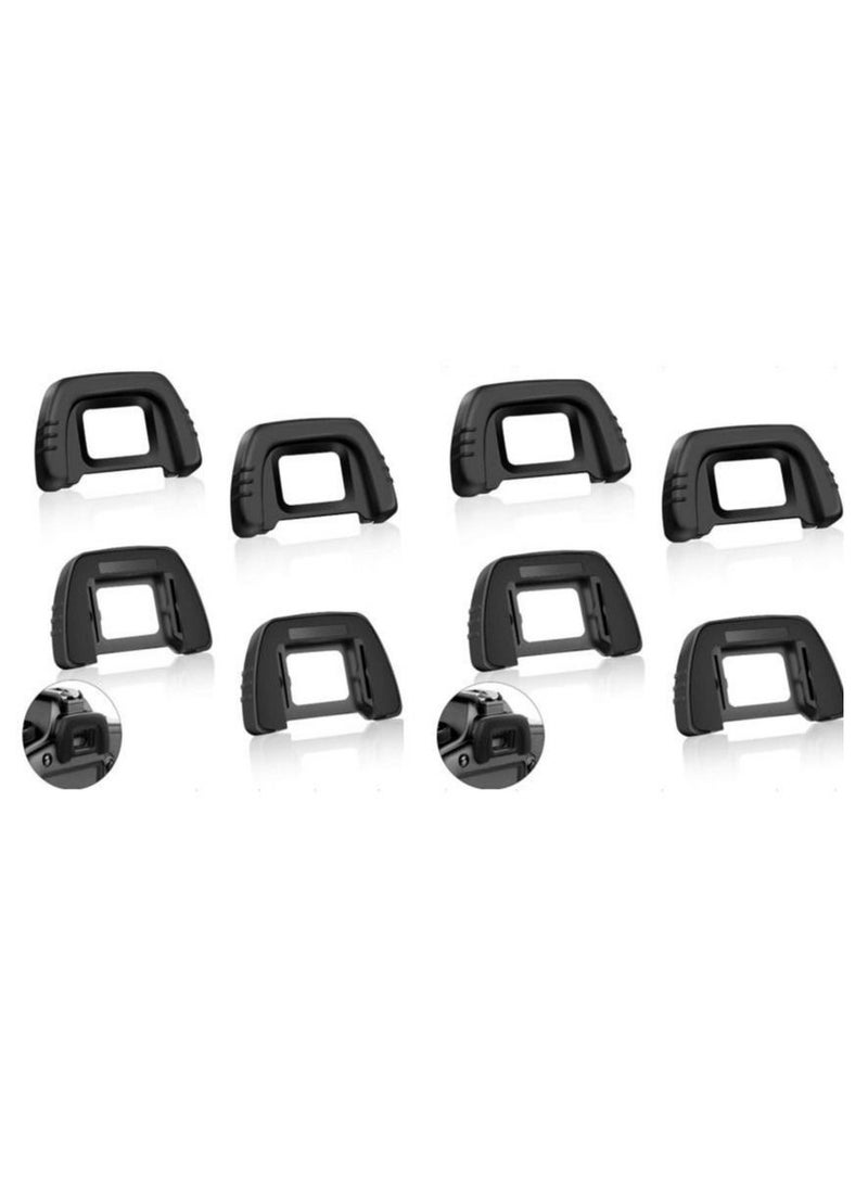 كابتن تيك 8Pcs Eyecup Eyepiece Viewfinder Compatible with Nikon DK-21 D7000 D750 D610 D600 D300 D200 D100 D90 D80 D70 D70s - Image 1