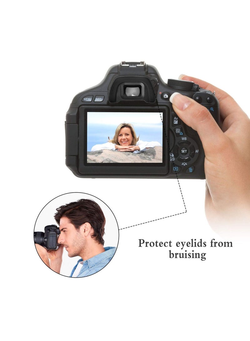 كابتن تيك 8Pcs Eyecup Eyepiece Viewfinder Compatible with Nikon DK-21 D7000 D750 D610 D600 D300 D200 D100 D90 D80 D70 D70s - Image 4