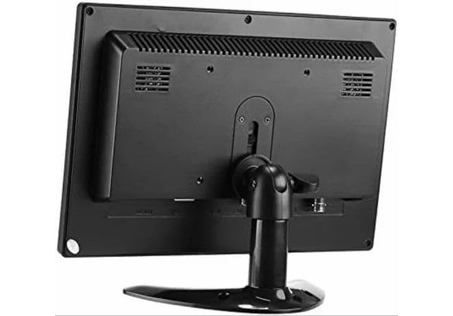 SKPM 10.1 Inch Hd Monitor Big Stand Mini Tv&Computer Display TFT LCD Color Screen for Car Backup Camera&Home Security System Built in Speaker Support Bnc/Avi/Vga/Hdmi Input - Image 2