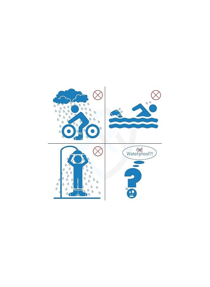 SYOSI Waterproof Socks Unisex, Outdoor Hiking Wading Fishing Socks for Men Women, Waterproof Breathable Socks, Weatherproof, for Camping, Hiking, Skiing and Other Outdoor Activities(1 Pairs)(L)(41-43) - Image 4