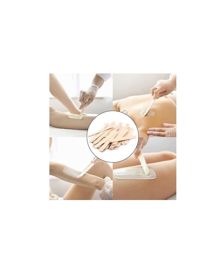 150 Natural Wooden Wax Sticks - The perfect disposable option as they are eco-friendly and versatile. - Image 3