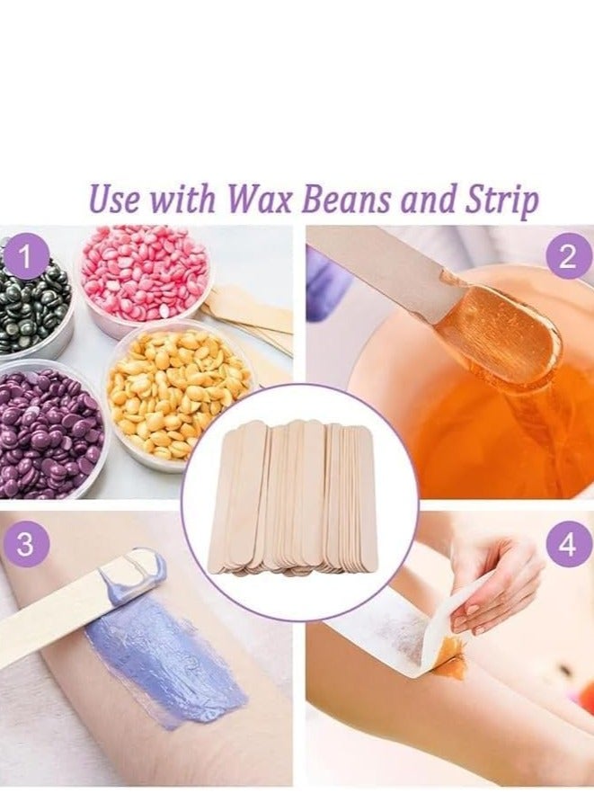 150 Natural Wooden Wax Sticks - The perfect disposable option as they are eco-friendly and versatile. - Image 5