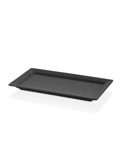 KULSAN Melamine rectangle tray size 32 cm black 