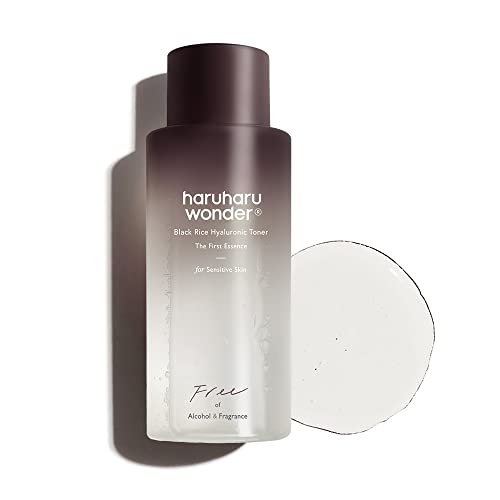 HARUHARU Haruharu Wonder Black Rice Hyaluronic Toner for Sensitive Skin 51 floz 150ml Alcohol Free Fragrance Free Vegan Crurelty Free EWGGreen