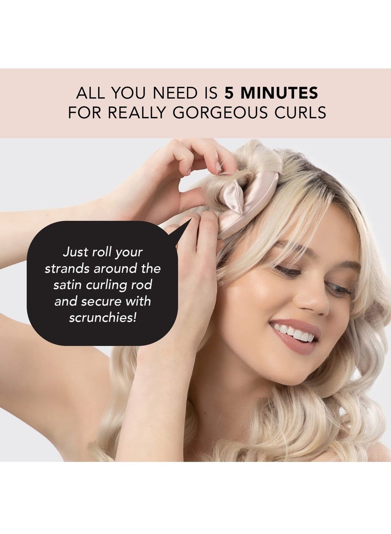 Heatless Hair Curlers for Long Hair, 6 PCS Satin Stylish Curling Set, to Sleep in, Rod Headband, Curler, No Damage, Perfect Curls Flexi Rods - Image 3