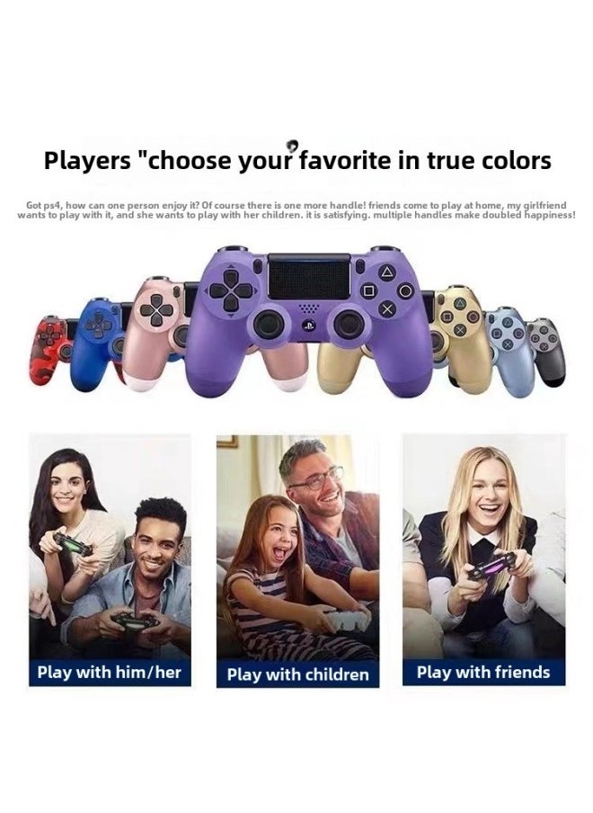 Generic Direct Supply PS4 Wireless Handle PS4 Bluetooth Controller Vibration With Light PS4 Bluetooth Handle-Product Color:Transparent Red (us Version Packaging)  - Image 4