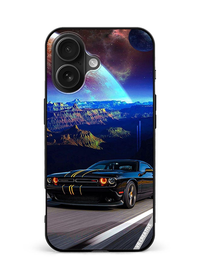 Protective Case Cover For Apple iPhone 16 Plus Car Design Multicolour