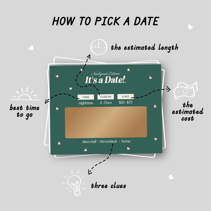 It's a Date! Newlywed Edition for Couples, The Ultimate Gift for Weddings, Bridal Showers, Engagements, and Bachelorette Parties - Image 4