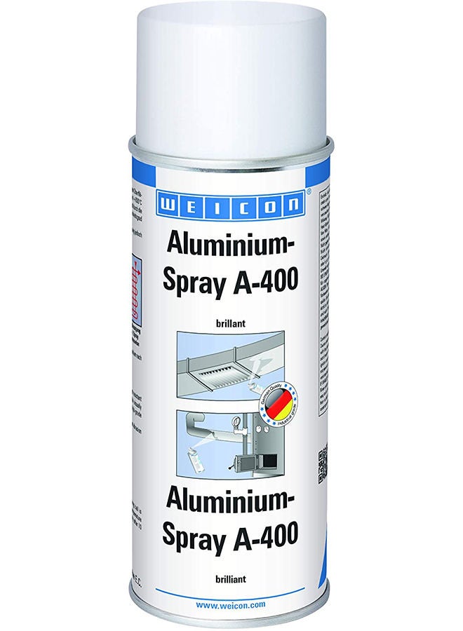 Weicon Aluminium A-400 Spray brilliant 400 ml Metal Rust & Corrosion Protection - Image 1