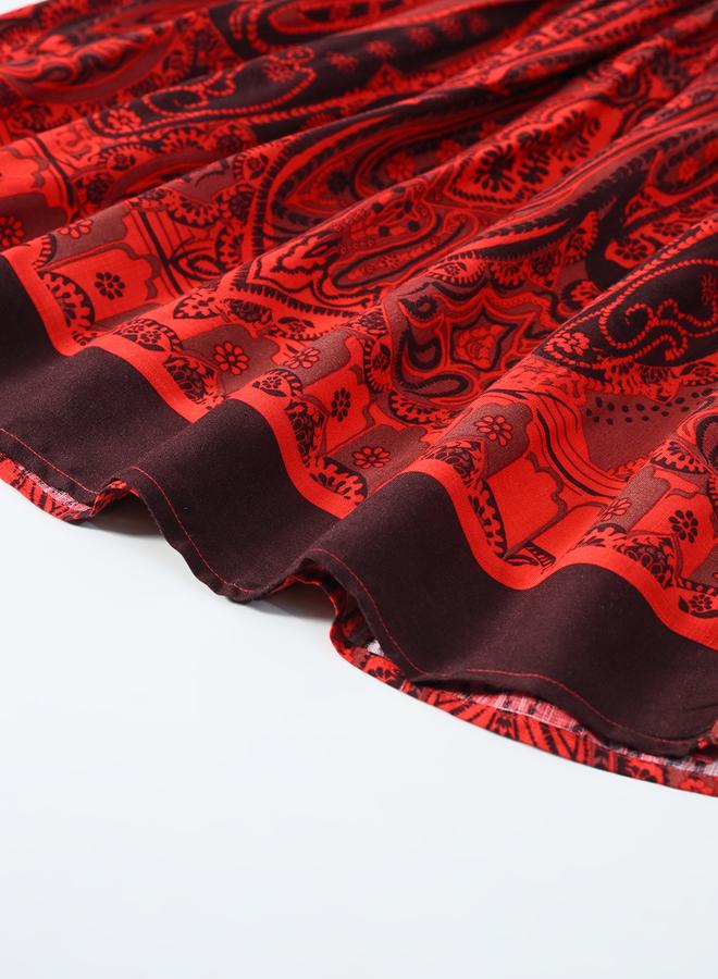 بيلا مودا فستان بطبعة بيزلي - Image 5