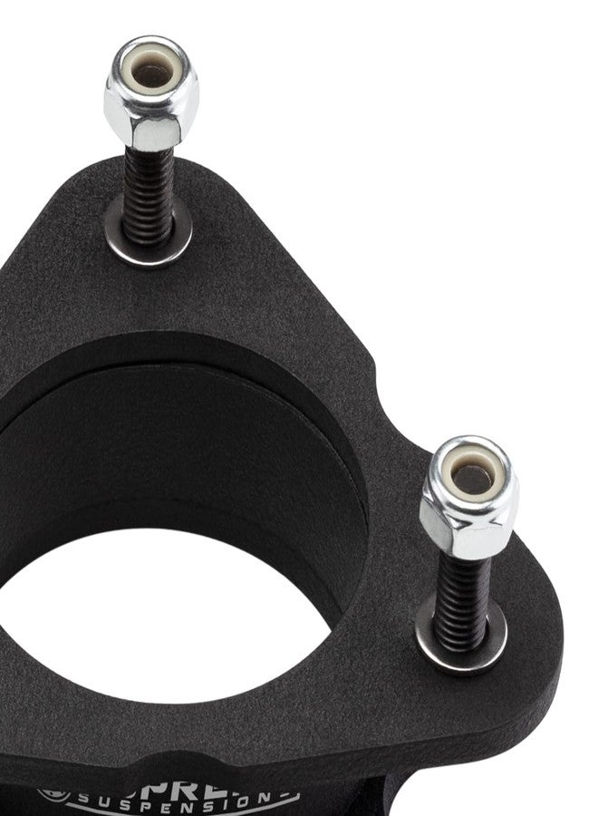 Supreme Suspensions طقم رفع أمامي من شركة Supreme Suspensions - 2.5 بوصة لسيارات شيفروليه سيلفرادو 1500 وجي إم سي سييرا 1500 موديلات 2007-2023 (دفع ثنائي/رباعي) - طقم رفع من فواصل دعامات فولاذية عالية القوة - Image 5
