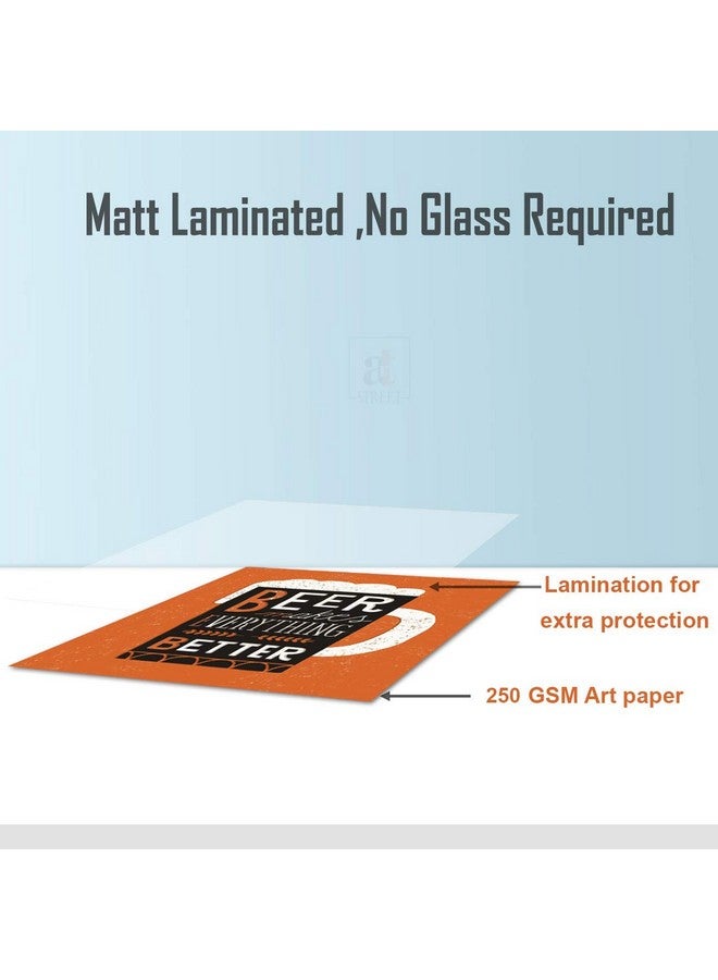 Art Street Motivational Quotes Fremd Posters Simple Life Theme Set of 9 Framed Art Prints. - Image 5