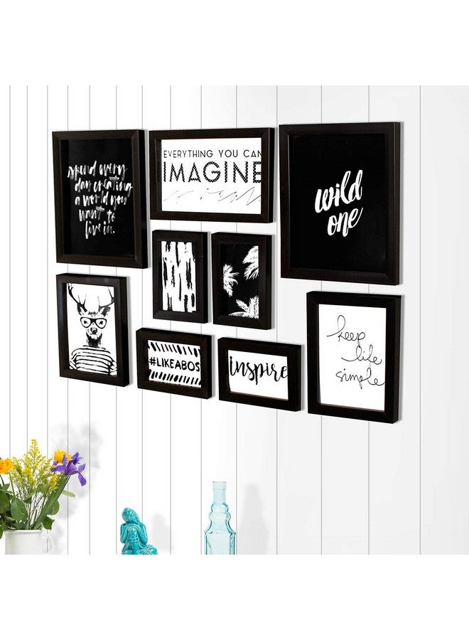 Art Street Motivational Quotes Fremd Posters Simple Life Theme Set of 9 Framed Art Prints. - Image 2