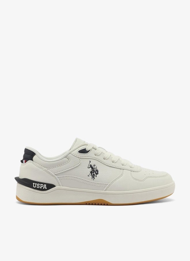 U.S. Polo Assn. Men's White Sneakers - Classic Design with Accents, Comfortable Casual Shoes for Everyday Style - Image 1