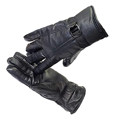 ZaySoo Unisex Gloves Winter/Leather/Waterproof/Snowboard Ski/Velvet Touch Screen - Image 1