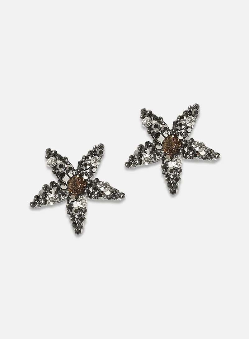 SOHI Ethereal Starfish Artificial Stud Earring Jewellery