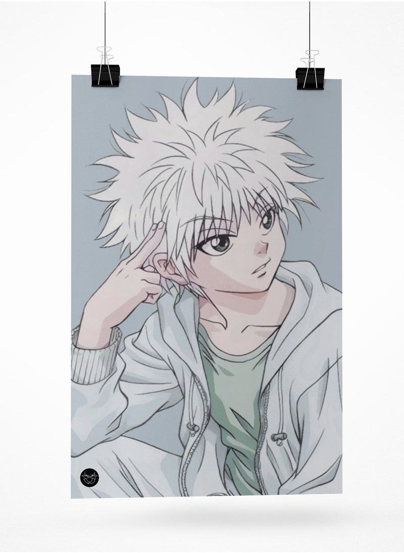 Reeman Design Poster printed with Killua Zoldyck design 