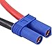 LINSYRC 2pcs EC5 Serial Series Battery Connector 1Female to 2Male Plug Adapter with 10cm 12awg Cable for LosiEFlite - Image 3