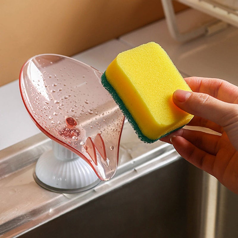 🚽 صينية تصريف الصابون مع أكواب شفط لحفظ الصابون جاف ا - Image 4
