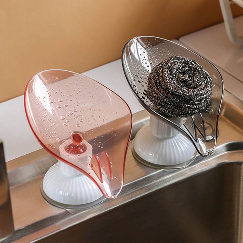 🚽 صينية تصريف الصابون مع أكواب شفط لحفظ الصابون جاف ا - Image 5