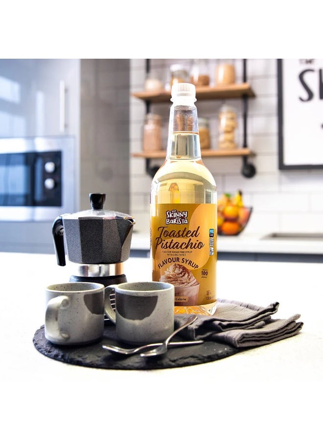 ذا سكيني فود كو Skinny Food Barista Toasted Pistachio Syrup 1L - Image 2