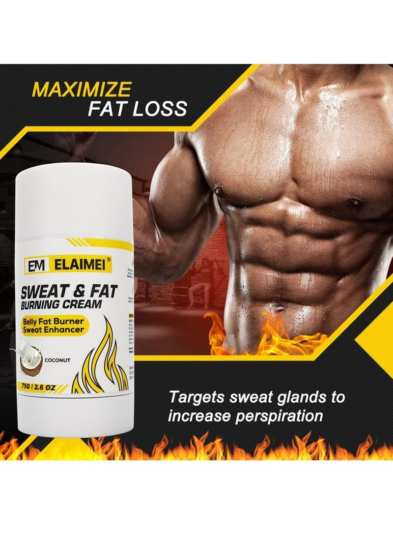 Elaimei - Fat Burning Cream For Belly Pro Ignite Sweat Cream For Men and Women Thermogenic Weight Loss Workout Slimming Workout Enhancer Makes You Sweat Faster & Harder Unisex Cream (75g) - Image 1