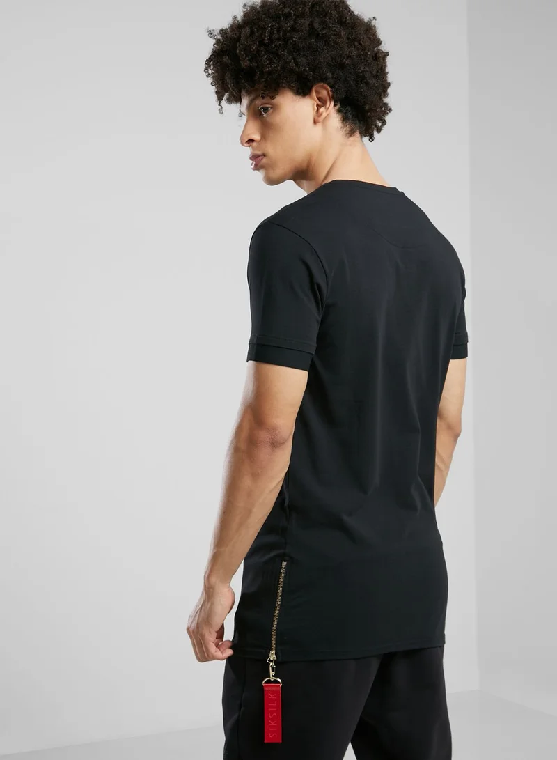 SikSilk Exposed Tape T-shirt