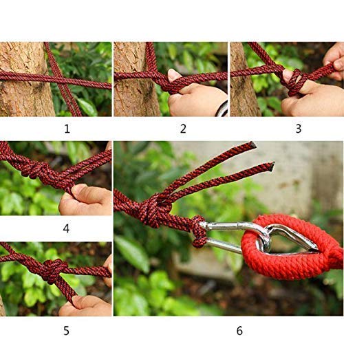 DIPDEY DIPDEY Wooden Stick Portable Swing Cotton Stripe With Strong Hammocks Rope Beach Sleeping Bed Backpack Spreader Bar Tree Hanging For Travel Garden Striped Ultralight Outdoor Jula Camping Hammock MulticolorSet 1  - Image 3