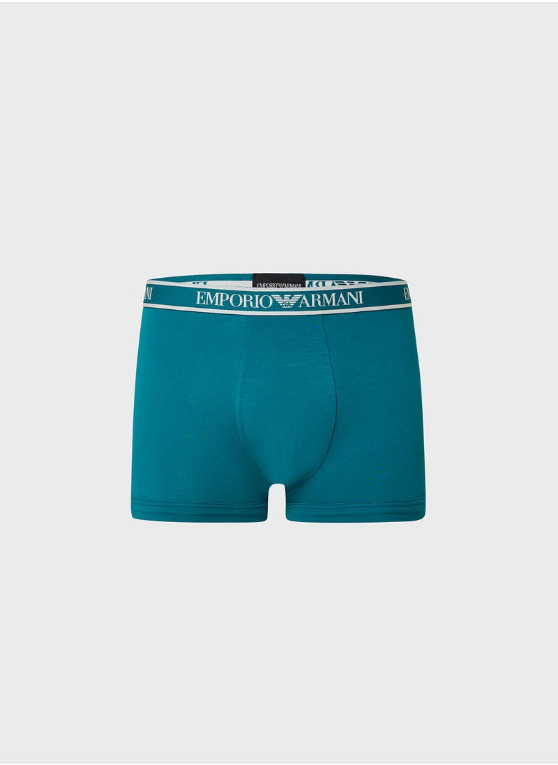 EMPORIO ARMANI 3 Pack Logo Band Boxers  - Image 3