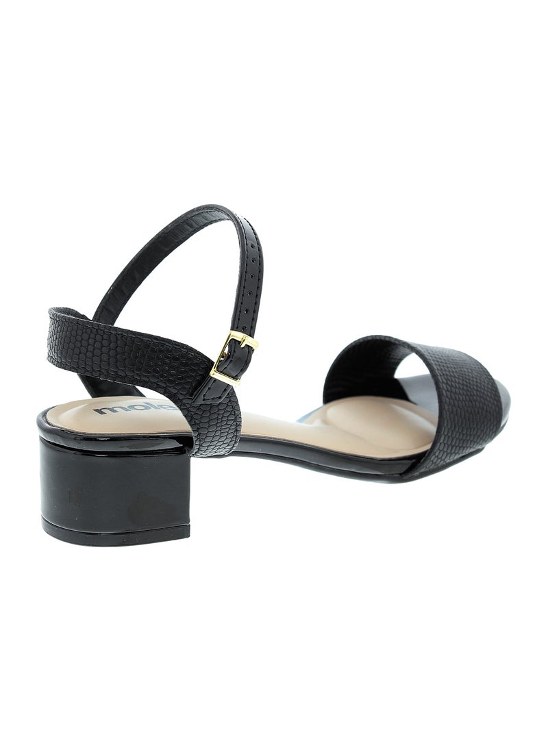 MOLECA Mid Heels Sandals for Women – Sling Back Heel Sandals for Girls with Ankle Strap - Image 3