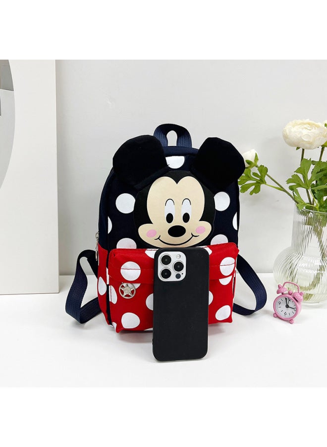2025 Cartoon Children's Backpack Cute Western Style Kindergarten School Bag Girl's Backpack Baby's Travel Backpack-Color:Pink - Image 5