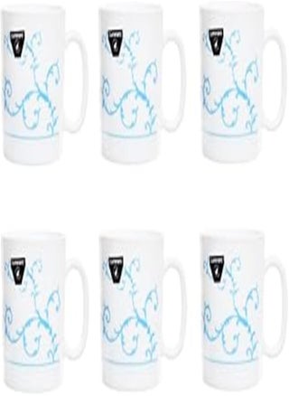 Luminarc Essence Delike High Quality Printed Arcopal Mug Set of 6 Pieces 320 ml - White - pzsku/Z548BAE23B3541BD65AE7Z/45/_/1723236726/d74638cf-d1ce-4c9d-adbb-0776304b7969